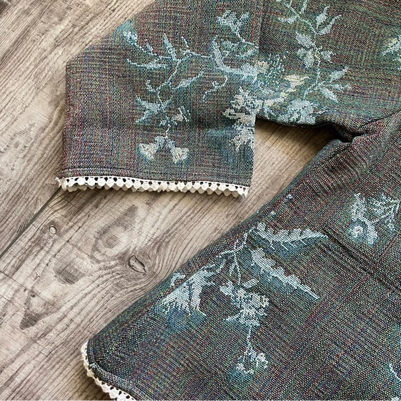 Blanket jacket with sequin appliqués by Signal [H3R] - Picture 9 of 12